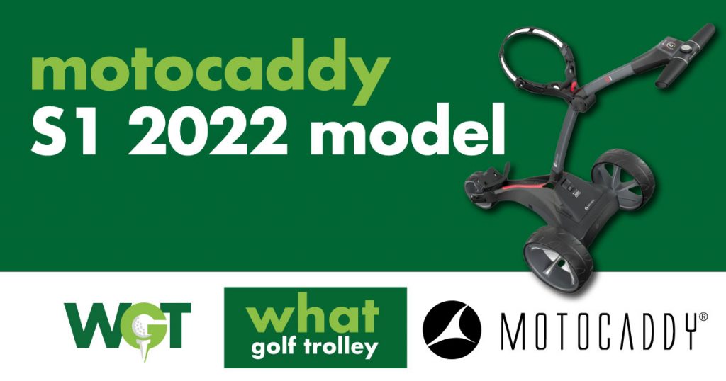 motocaddy S1 electric golf trolley